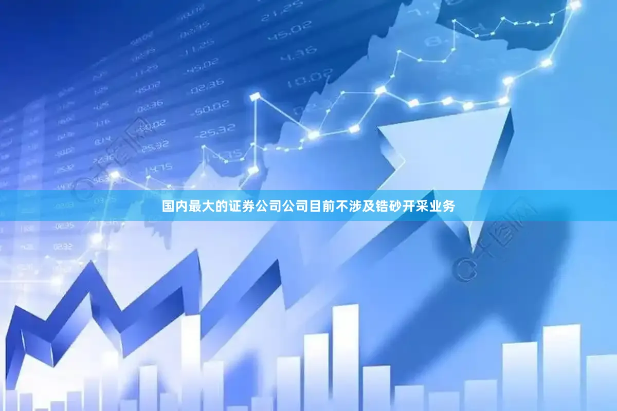 国内最大的证券公司公司目前不涉及锆砂开采业务
